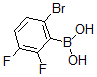 structure of CAS# 870718-10-8, (6-Bromo-2,3-Difluorophenyl)-Boronic Acid