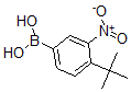 structure of CAS# 871329-54-3, B-[4-(1,1-Dimethylethyl)-3-Nitrophenyl]-Boronic Acid;4-Tert-Butyl-3-Nitrobenzeneboronic Acid 98%;4-TERT-BUTYL-3-NITROBENZENEBORONIC ACID;4-TERT-BUTYL-3-NITROPHENYLBORONIC ACID