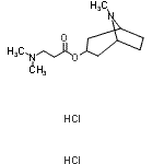 CAS#: 87168-40-9， 8-Methyl-8-azabicyclo[3.2.1]oct-3-yl N,N-dimethyl-beta-alaninate dihydrochloride