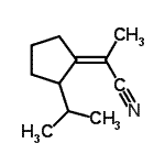 CAS#: 87184-46-1， (2Z)-2-(2-Isopropylcyclopentylidene)propanenitrile