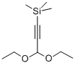 structure of CAS# 87219-80-5, 3-Trimethylsilylpropargyl Aldehyde Diethyl Acetal;3-TRIMETHYLSILYLPROPARGYL ALDEHYDE DIETHYL ACETAL, 97+%;3-(Trimethylsilyl)Propiolaldehyde Diethyl Acetal, 97%;3-TRIMETHYLSILYLPROPARGYL ALDEHYDE DIETHYL ACETAL