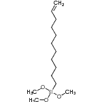 CAS 登录号：872575-06-9， 三甲氧基(10-十一碳烯-1-基)硅烷