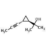 CAS#: 87295-58-7， 2-[(1R,2R)-2-(1-Propyn-1-yl)cyclopropyl]-2-propanol