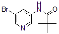 结构式 CAS# 873302-39-7, N-(5-溴-3-吡啶基)-2,2-二甲基-丙酰胺