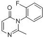 CAS#: 87356-51-2， 3-(2-Fluorophenyl)-2-Methyl-4(3H)-Pyrimidinone
