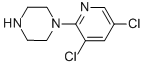 structure of CAS# 87394-60-3, 1-(3,5-Dichloropyridin-2-Yl)Piperazine