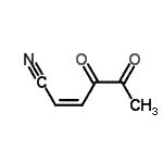 CAS#: 87443-83-2， (2Z)-4,5-Dioxo-2-hexenenitrile