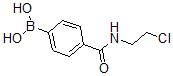structure of CAS# 874460-05-6, B-[4-[[(2-Chloroethyl)Amino]Carbonyl]Phenyl]-Boronic Acid;4-(2-Chloroethylcarbamoyl)Benzeneboronic Acid 95%;4-(2-CHLOROETHYLCARBAMOYL)BENZENEBORONIC ACID;4-(2-CHLOROETHYLCARBAMOYL)PHENYLBORONIC ACID