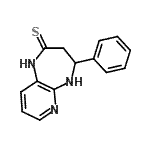 CAS#: 87474-42-8， 4-Phenyl-1,3,4,5-tetrahydro-2H-pyrido[2,3-b][1,4]diazepine-2-thione