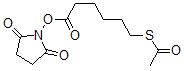 结构式 CAS# 874743-76-7, 6-(乙酰基硫代)-己酸 2,5-二氧代-1-吡咯烷基酯