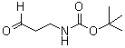 structure of CAS# 874784-10-8, 2-Methyl-2-propanyl (3-oxopropyl)carbamate;(3-Oxopropyl)carbamic acid tert-butyl ester;(3-Oxo-propyl)-carbamic acid tert-butyl ester;(3-OXO-PROPYL)-CARBAMICACIDTERT-BUTYLESTER