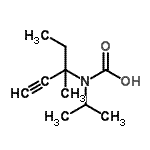 CAS#: 875253-97-7， Isopropyl(3-methyl-1-pentyn-3-yl)carbamic acid