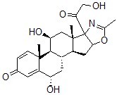 CAS#: 87539-45-5， (6a,11,16)-Trihydroxy-2'-Methyl-5'H-Pregna-1,4-Dieno[17,16-d]Oxazole-3,20-Dione