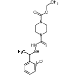 CAS#: 87587-19-7， 2-[1-[2-[(4-Ethoxycarbonylpiperazin-1-Yl)(Thioxo)Methyl]Hydrazino]Ethyl]Pyridine 1-Oxide