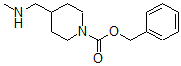 结构式 CAS# 876316-35-7, 4-[(甲基氨基)甲基]-1-哌啶羧酸苄酯