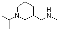 结构式 CAS# 876716-01-7, 1-(1-异丙基-3-哌啶基)-N-甲基甲胺