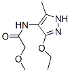 CAS#: 87675-93-2， N-(3-Ethoxy-5-Methyl-1H-Pyrazol-4-Yl)-2-Methoxy-Acetamide