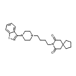 CAS#: 87691-92-7， 8-{4-[4-(1,2-Benzothiazol-3-yl)-1-piperazinyl]butyl}-8-azaspiro[4.5]decane-7,9-dione