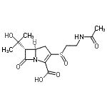 CAS#: 87695-64-5， (5R,6S)-3-[(2-Acetamidoethyl)sulfinyl]-6-(2-hydroxy-2-propanyl)-7-oxo-1-azabicyclo[3.2.0]hept-2-ene-2-carboxylic acid