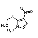 CAS#: 87695-77-0， 5-(Ethylsulfanyl)-1-methyl-4-nitro-1H-imidazole