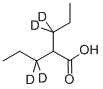 structure of CAS# 87745-17-3, 2-(Propyl-1,1-D2)Pentanoic-3,3-D2 Acid