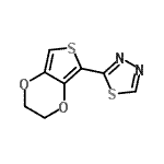 CAS#: 878801-63-9， 2-(2,3-Dihydrothieno[3,4-b][1,4]dioxin-5-yl)-1,3,4-thiadiazole