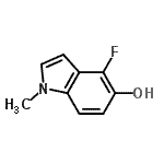 CAS#: 879093-15-9， 4-Fluoro-1-methyl-1H-indol-5-ol