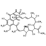 CAS#: 87913-35-7， Methyl (7Z,18E,20Z)-2,10,12,14,16-pentahydroxy-4-methoxy-3,7,9,11,15,17,21-heptamethyl-25-(methylsulfanyl)-6,22,26,28-tetraoxo-23-azatricyclo[22.3.1.0<sup>5,27</sup>]octacosa-1(27),2,4,7,18,20,24-heptaene-13-carboxylate