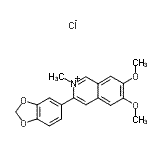 CAS#: 87922-33-6， 3-(1,3-Benzodioxol-5-yl)-6,7-dimethoxy-2-methylisoquinolinium chloride