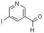 structure of CAS# 879326-76-8, 5-Iodonicotinaldehyde;5-Iodopyridine-3-carbaldehyde;5-Iodo-pyridine-3-carbaldehyde;MFCD08457772