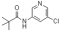 structure of CAS# 879326-78-0, N-(5-Chloro-3-pyridinyl)-2,2-dimethylpropanamide;N-(5-Chloropyridin-3-yl)-2,2-dimethylpropionamide;N-(5-Chloro-pyridin-3-yl)-2,2-dimethyl-propionamide;MFCD08235141