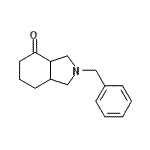 structure of CAS# 879687-90-8, 2-Benzyloctahydro-4H-isoindol-4-one;2-benzylhexahydro-1H-isoindol-4(2H)-one;8-benzyl-8-azabicyclo[4.3.0]nonan-2-one;MFCD10758102
