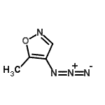 CAS#: 87988-95-2， 4-Azido-5-methyl-1,2-oxazole
