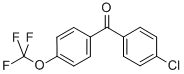 结构式 CAS# 87996-55-2, (4-氯-苯基)-(4-三氟甲氧基-苯基)-甲酮