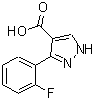 CAS#: 879996-73-3， 3-(2-Fluorophenyl)-1H-pyrazole-4-carboxylic acid
