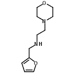 structure of CAS# 880813-53-6, N-(2-Furylmethyl)-2-(4-morpholinyl)ethanamine;(2-furylmethyl)(2-morpholin-4-ylethyl)amine;(2-furylmethyl)(2-morpholin-4-ylethyl)amine dihydrochloride;4-morphol<wbr>ineethana<wbr>mine, N-(<wbr>2-furanyl<wbr>methyl)-,<wbr> dihydroc<wbr>hloride