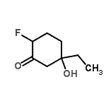 CAS#: 88100-66-7， 5-Ethyl-2-fluoro-5-hydroxycyclohexanone