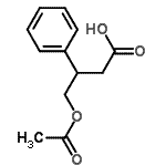CAS#: 881019-77-8， 4-Acetoxy-3-phenylbutanoic acid