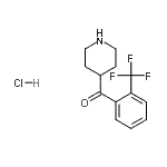 CAS#: 881391-41-9， 4-Piperidinyl[2-(trifluoromethyl)phenyl]methanone hydrochloride (1:1)