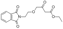 structure of CAS# 88150-75-8, 4-[2-(1,3-Dihydro-1,3-Dioxo-2H-Isoindol-2-Yl)Ethoxy]-3-Oxo-Butanoic Acid Ethyl Ester;Butanoic Acid,4-[2-(1,3-Dihydro-1,3-Dioxo-2H-Isoindol-2-Yl)Ethoxy]-3-Oxo-, Ethyl Ester;ETHYL4-[2-(1,3-DIOXO-1,3-DIHYDRO-2H-ISOINDOL-2-YL)ETHOXYL]-3-OXOBUTANOATE;Ethyl-4(2-Phthalimido Ethoxy)Acetoacetate