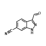 CAS#: 882803-60-3， 3-Formyl-1H-indazole-6-carbonitrile