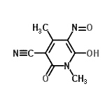 CAS#: 882808-57-3， 6-Hydroxy-1,4-dimethyl-5-nitroso-2-oxo-1,2-dihydro-3-pyridinecarbonitrile