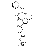 CAS#: 88331-08-2， N-{[(2-Methyl-2-propanyl)oxy]carbonyl}glycyl-3-[(2S)-2-anilinopropanoyl]-4-nitro-L-prolinamide