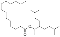 结构式 CAS# 88332-30-3, 2-异戊基-1,5-二甲基己基十四烷酸酯