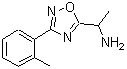 结构式 CAS# 883547-38-4, 1-[3-(2-甲基苯基)-1,2,4-恶二唑-5-基]乙胺