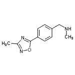 CAS#: 884507-32-8， N-Methyl-1-[4-(3-methyl-1,2,4-oxadiazol-5-yl)phenyl]methanamine