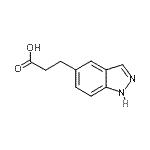 CAS#: 885271-29-4， 3-(1H-Indazol-5-yl)propanoic acid