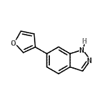 CAS#: 885271-98-7， 6-(3-Furyl)-1H-indazole