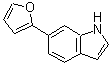 CAS 登录号：885273-35-8， 6-(2-呋喃基)-1H-吲哚