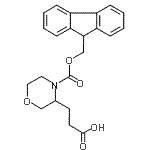 CAS#: 885274-10-2， 3-{4-[(9H-Fluoren-9-ylmethoxy)carbonyl]-3-morpholinyl}propanoic acid